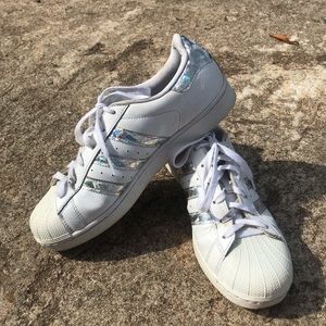 Adidas Superstar Holographic Sneaker Shoe Size  7